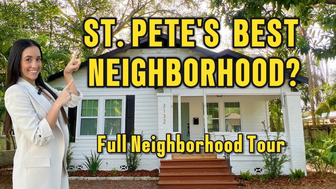 St. Petersburg's Best Neighborhood To Live In | Historic Kenwood | Full Tour!