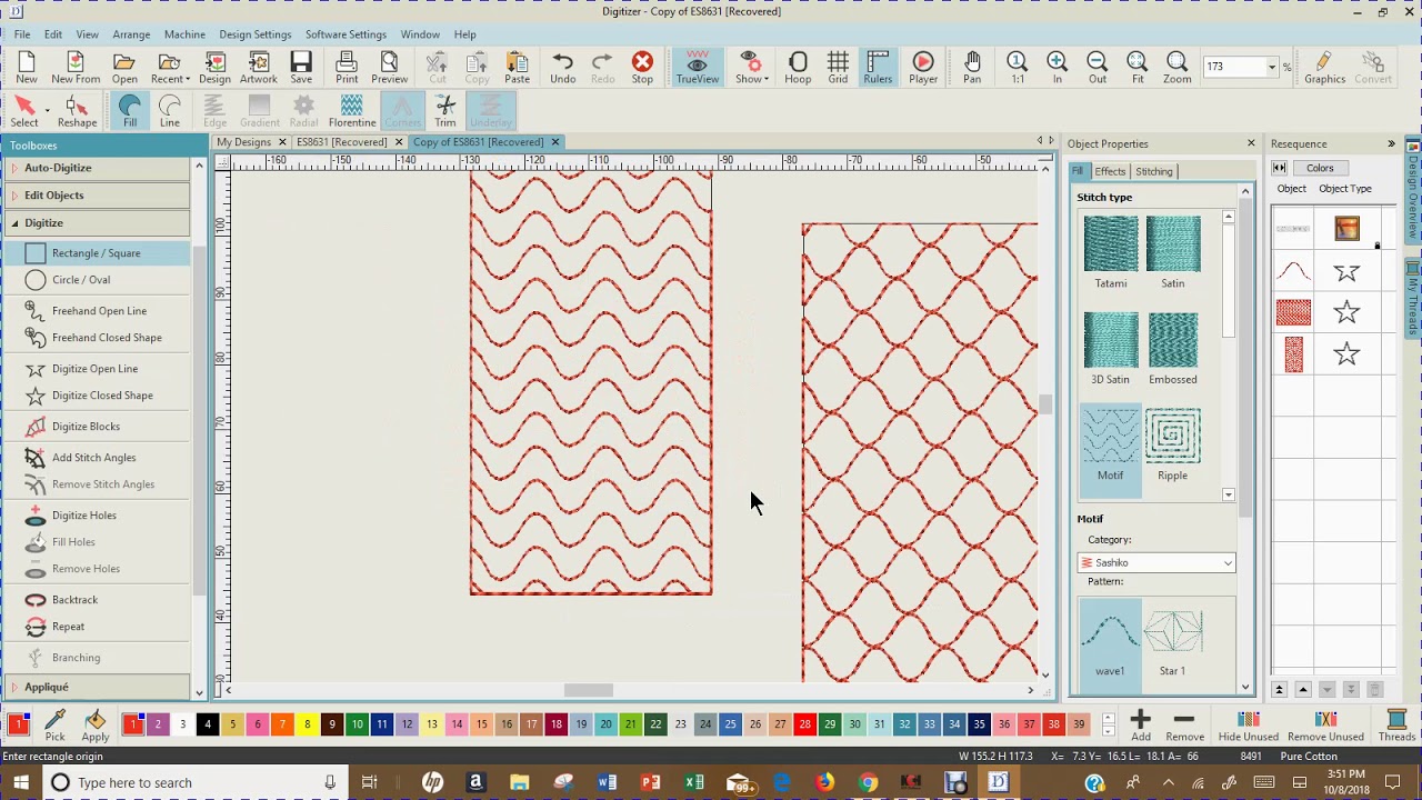 Creating a Motif for a Fill 2