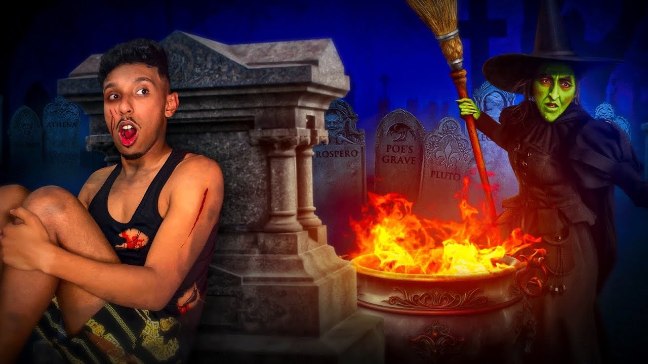 راقبنا الساحرة وسط الغابة المسكونة ! 👻😱 شوفوا شنوا وقع 👀😭