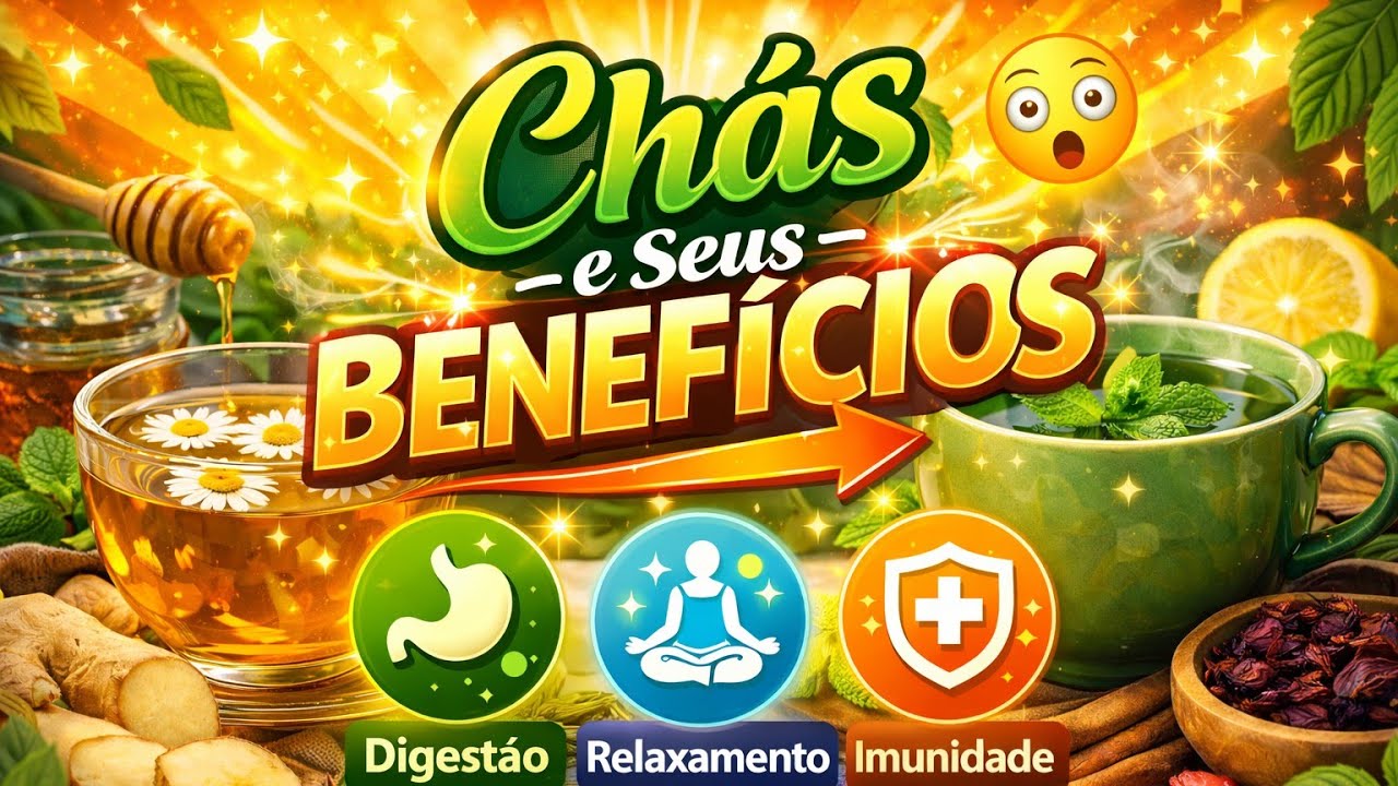  Chás e seus benefícios 