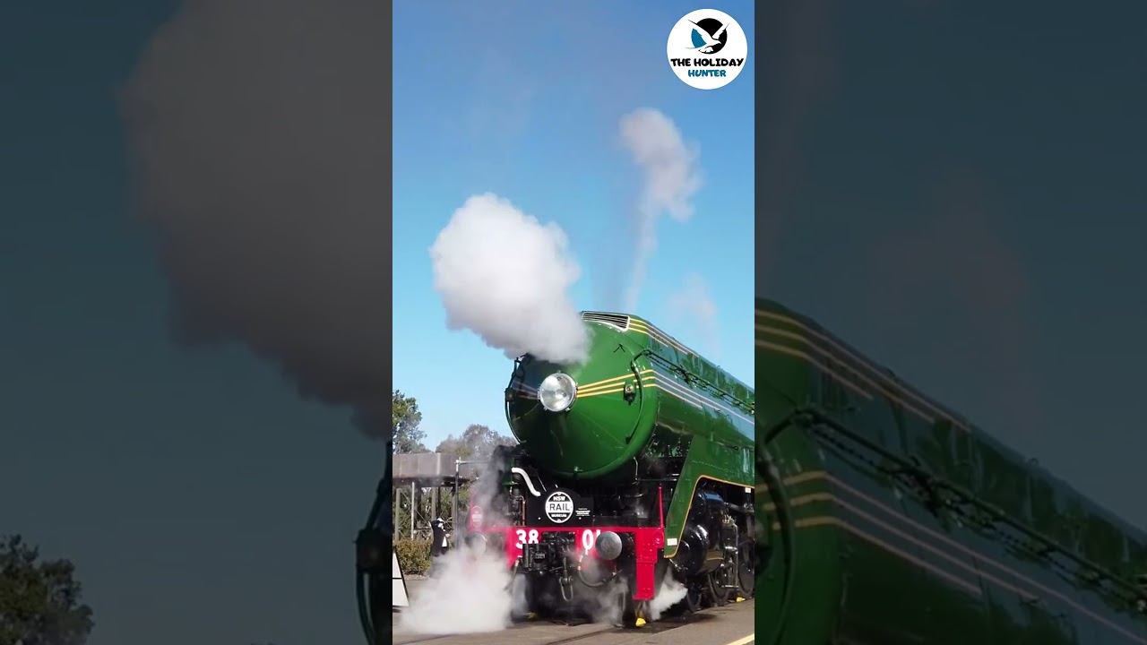 Steam Engine 3801 blows its whistle #shorts