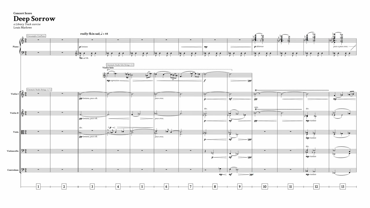 Deep Sorrow - Cinematic Studio Strings v1.7.1