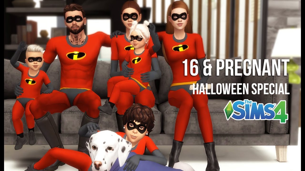 16 & PREGNANT HALLOWEEN SPECIAL | BIRTH TO DEATH EDITION | A Sims 4 Story