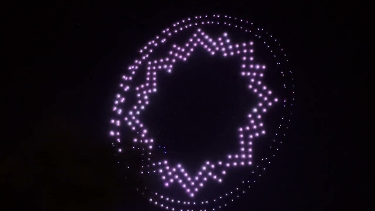 Dronová show Hradec Králové 31. srpna 2025