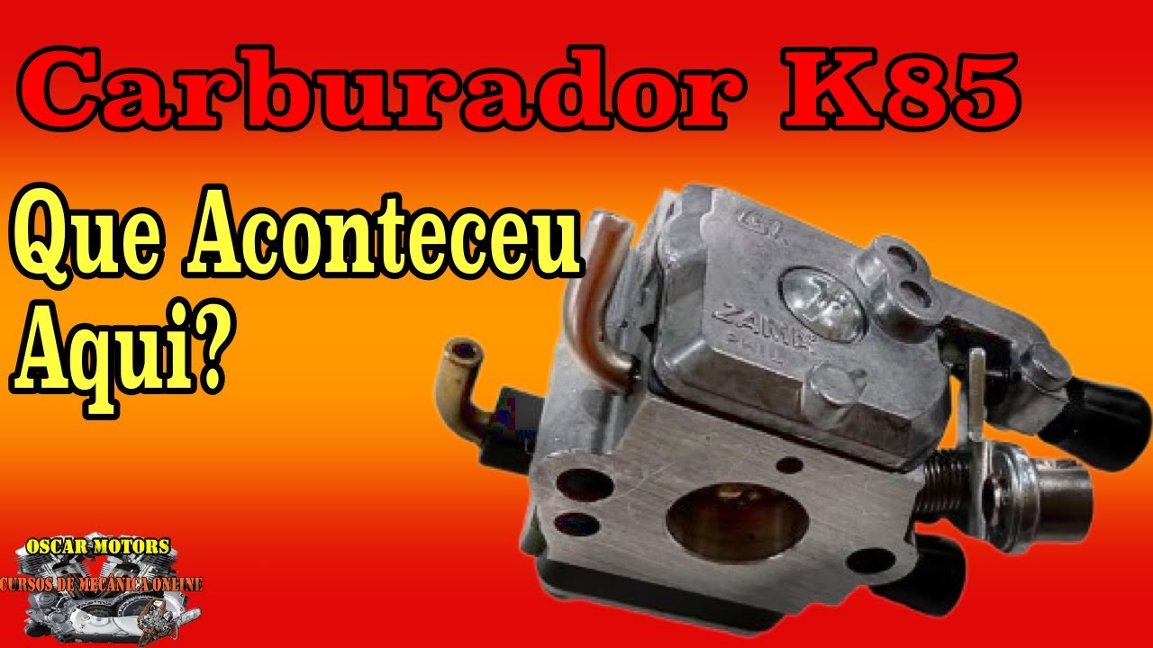 Carburador da Stihl k85 Defeito Colocado