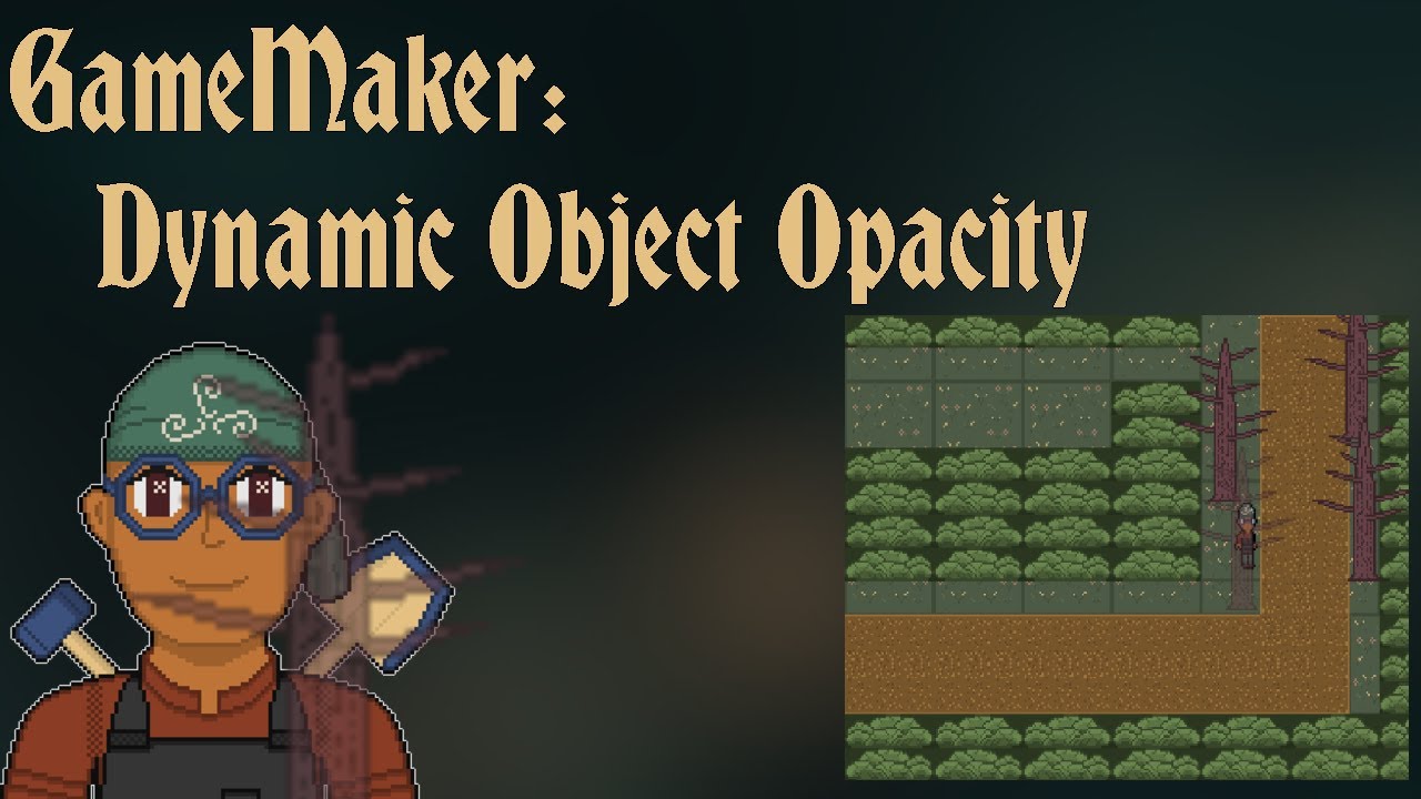GameMaker: Dynamic Object Opacity Based on Player Sprite Position