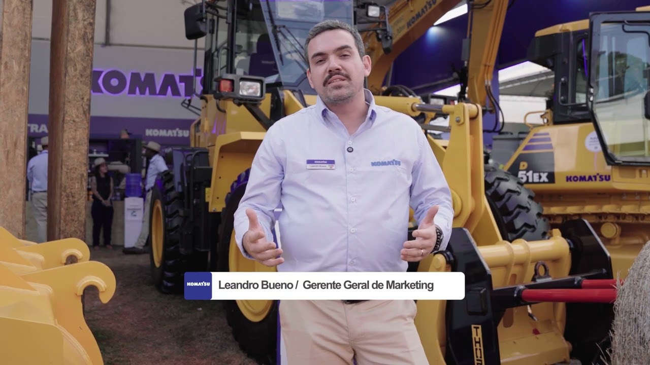Komatsu na Agrishow 2025 - 5º dia