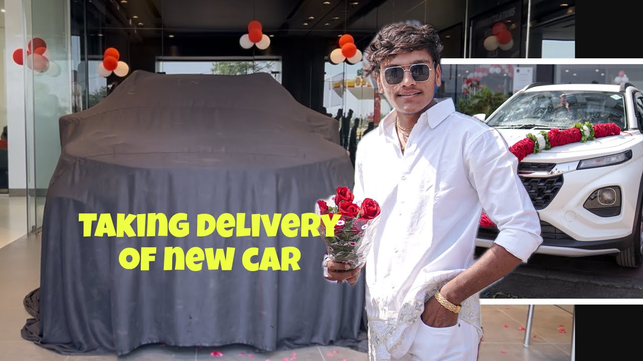 Taking delivery of new car 🥳 / maruti fronx 