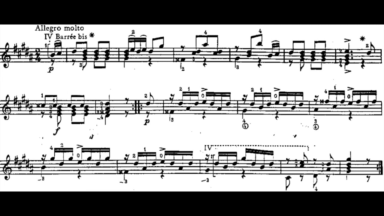 Luigi Legnani - Caprice 24 (Audio + Sheet music)