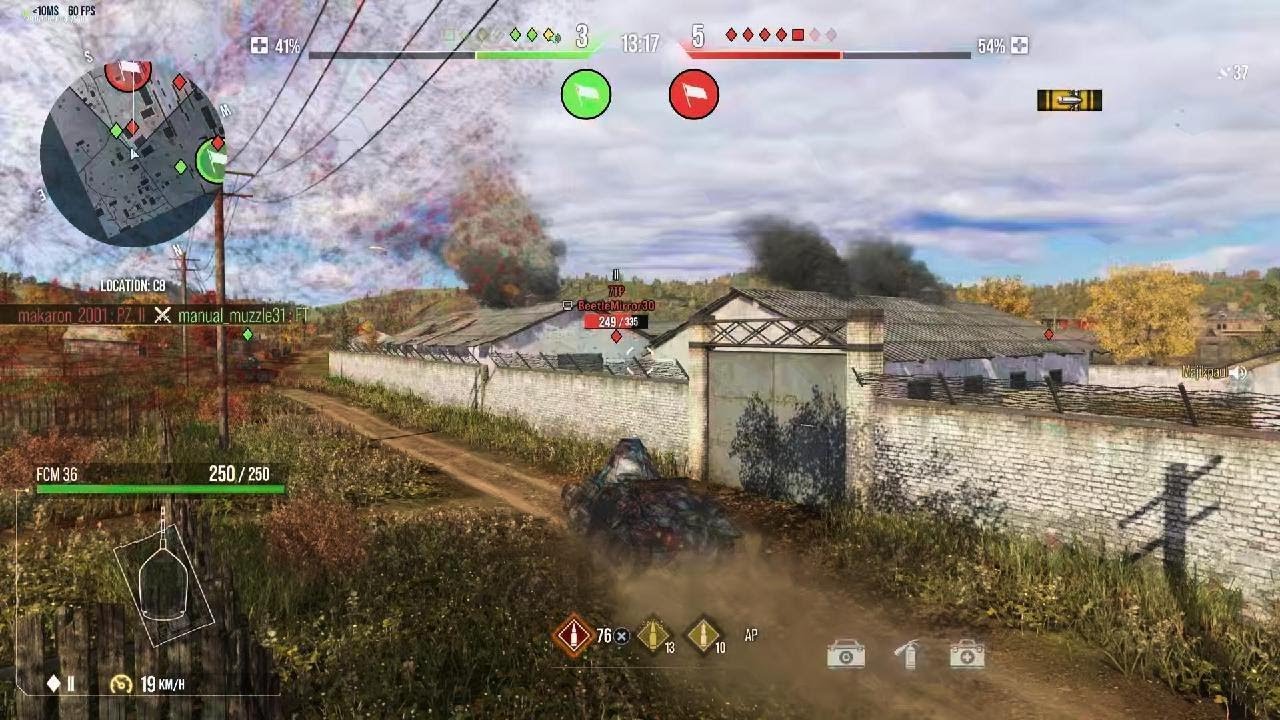 World of Tanks FCM-36 Saves the day