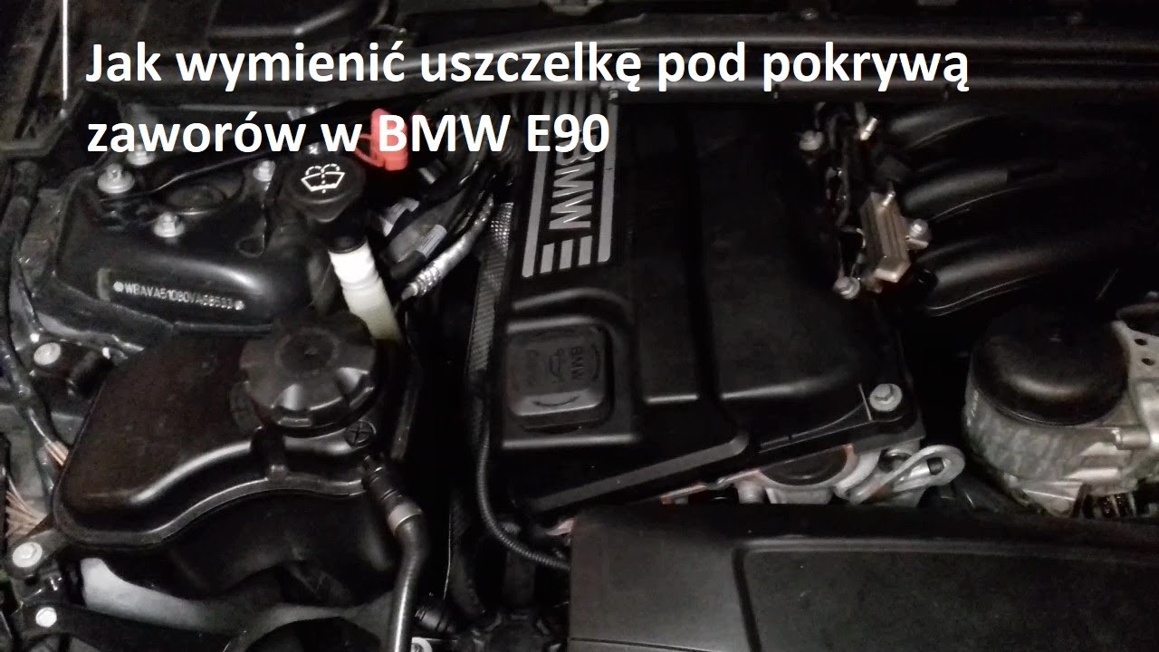 Jak wymienić uszczelkę pokrywy zaworów w BMW serii 3 E90  Silnik 2,0 129KM N46