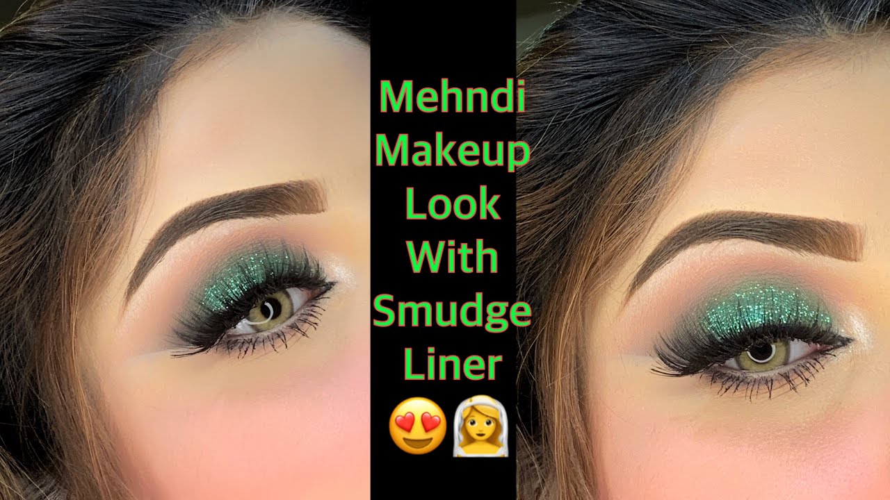 Mehndi makeup tutorial | smudge liner | easy techniques | makeupbyurash #makeup #trending #viral