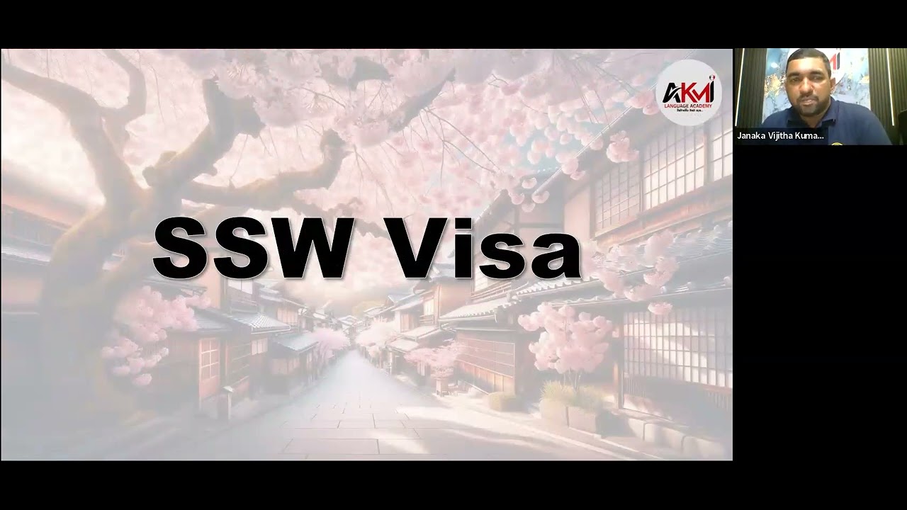 JFT Language Course Opening Conference SSW & Working Visa