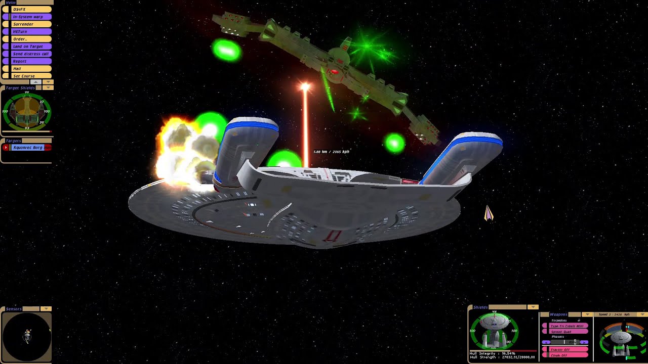 Borg Hunter Duel | KM | Star Trek Bridge Commander