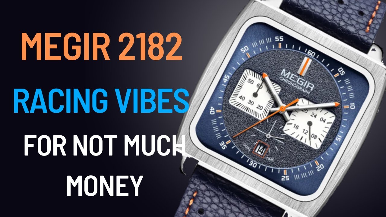 Megir 2182 quartz racing chronograph