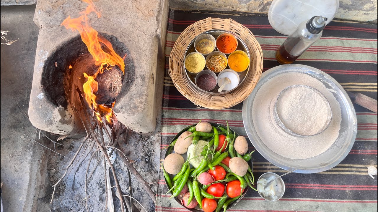 Chulhe ka khana #cooking #live