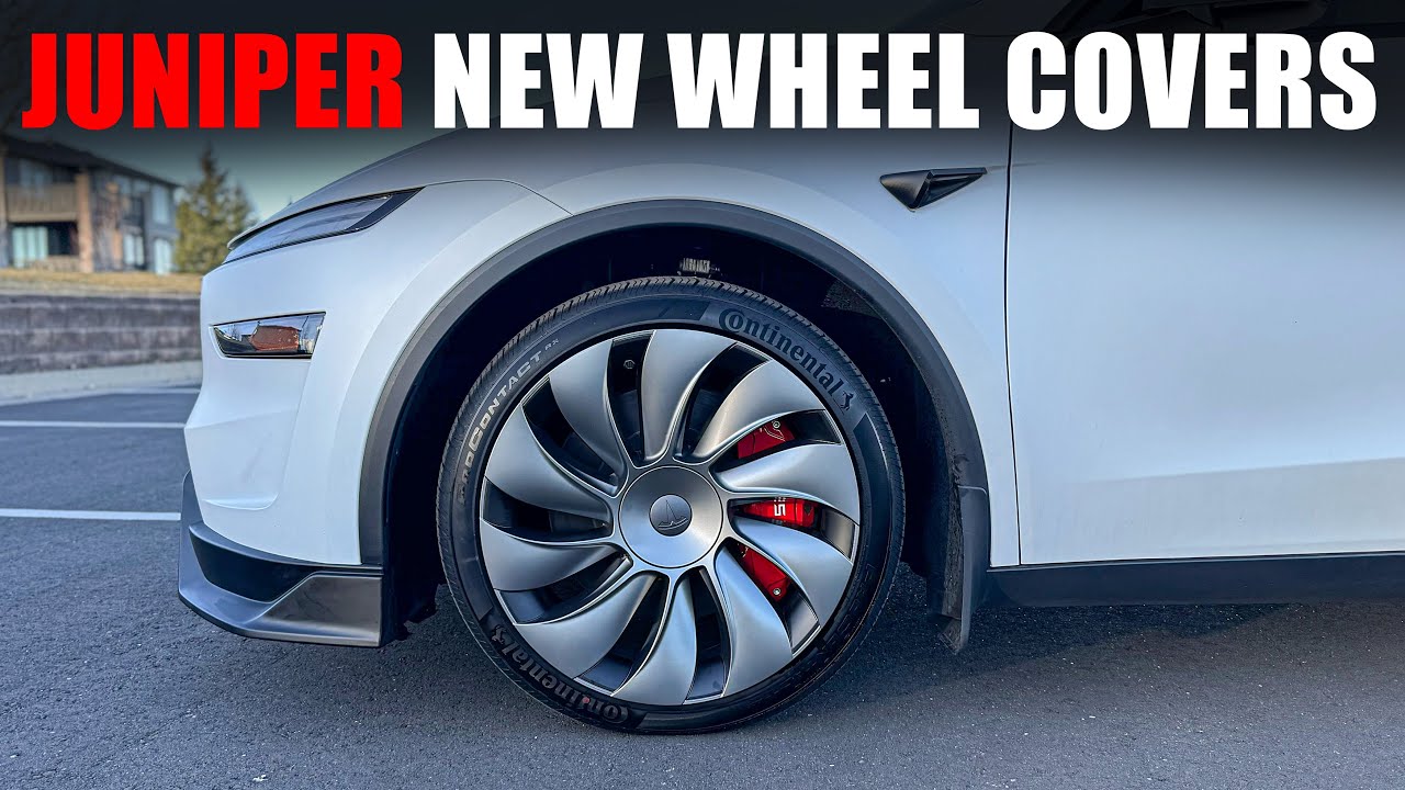 Новые накладки на диски Tesla Model Y Juniper Überturbin Style по цене 43 доллара за диск! #tesla