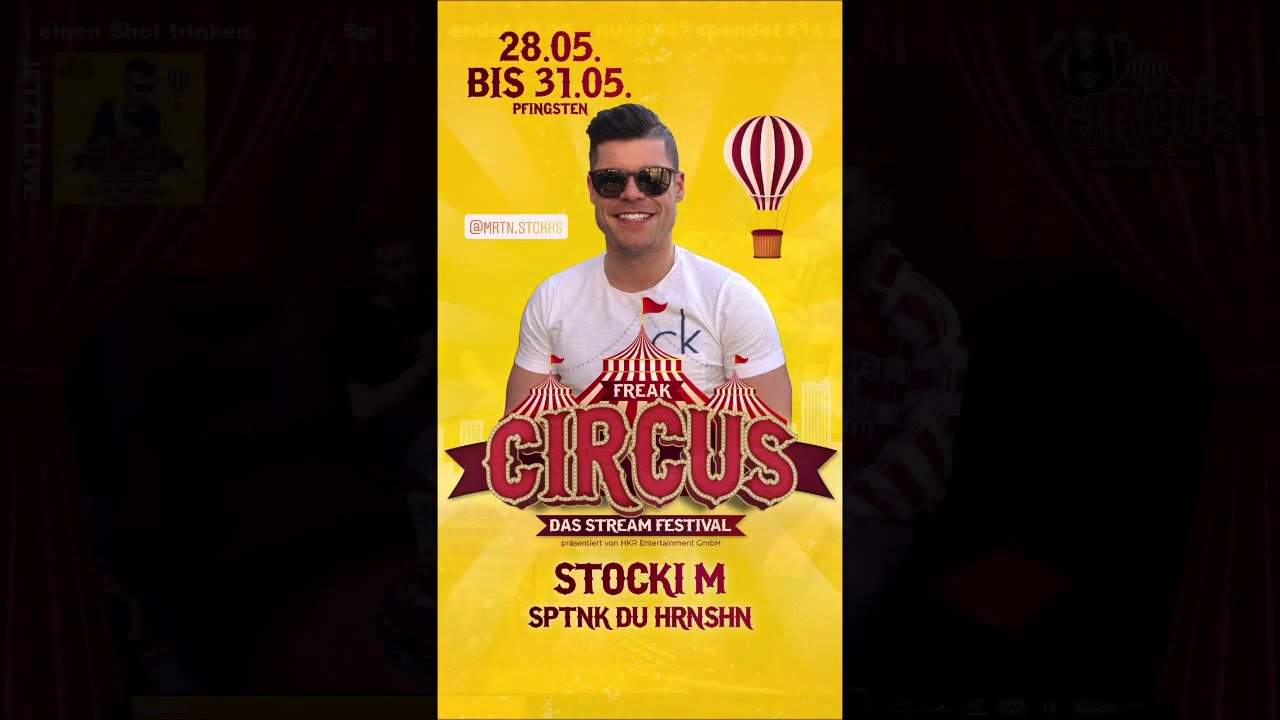 Stocki M. @ HouseKaspeRs Freak Circus - Stream Festival - Donnerstag 28.5.2020 | Pfingsten