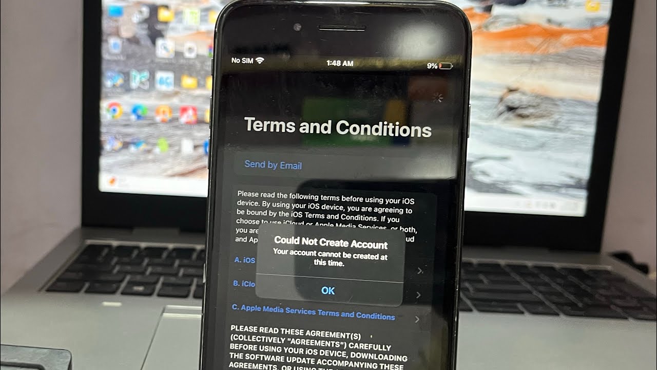 Your account cannot be created at this time | How to fix Could Not Create Account iCloud ! apple id