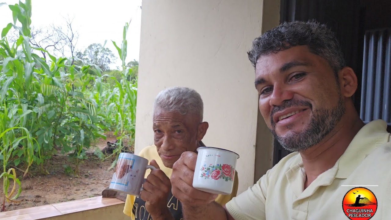 Amanhecer  com cafezinho na casa do patonho,,resenha boa