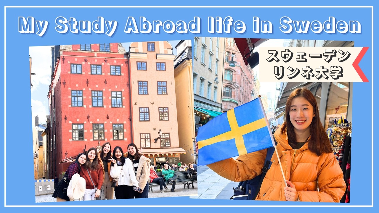 【交換派遣留学Vlog】スウェーデン・リンネ大学での1日 | My studyabroad life in Sweden