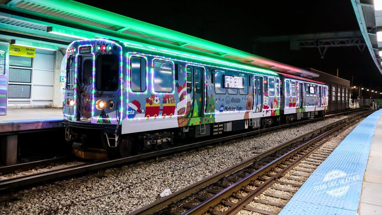 Holiday Trains across Chicagoland Part 1: The 2025 CTA Holiday Train.