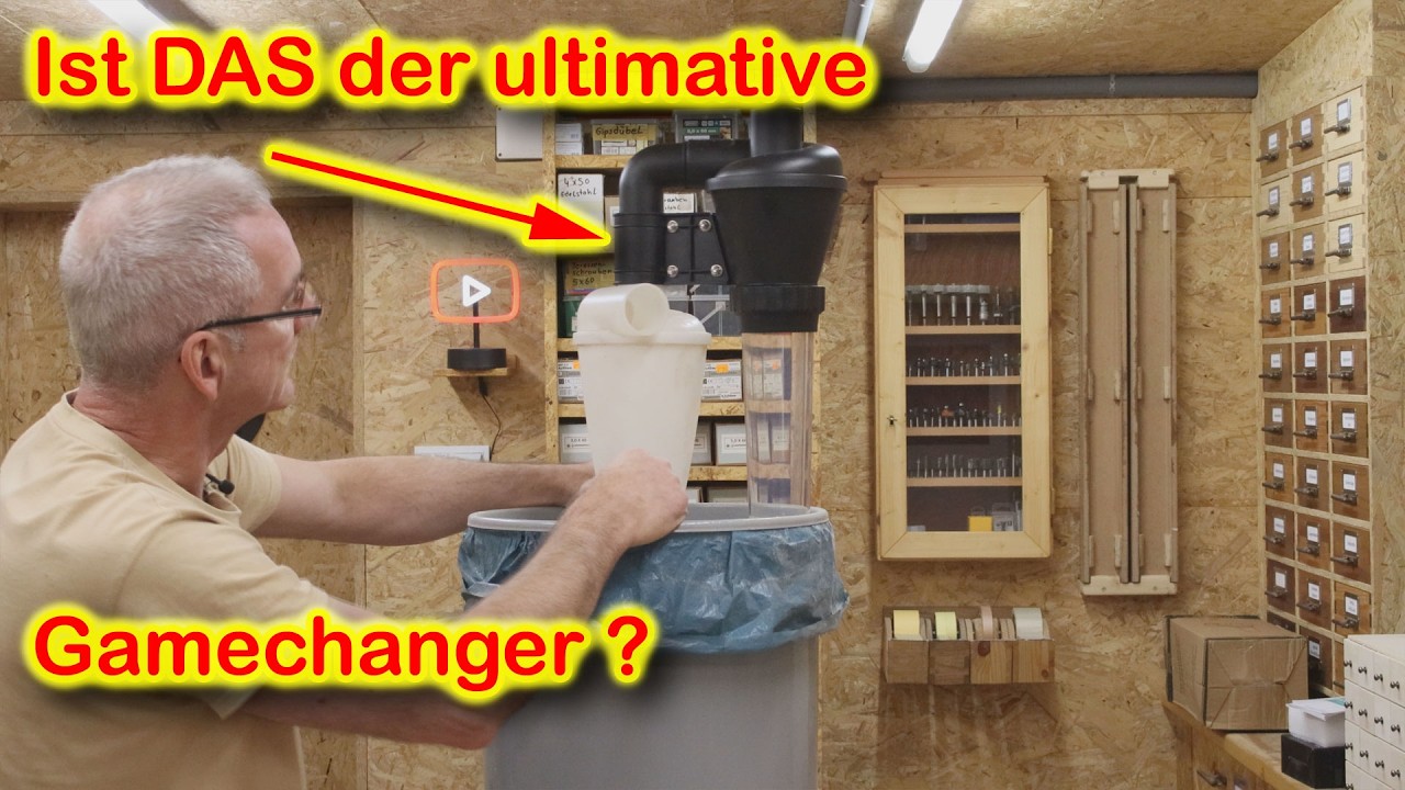 Zyklonaufsatz montieren & testen – Ist DAS der Werkstatt-Gamechanger? 💥