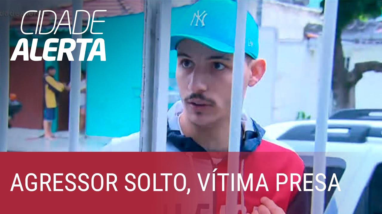 Agressor de mulher preso durante reportagem é solto e volta a ameaçar a vítima