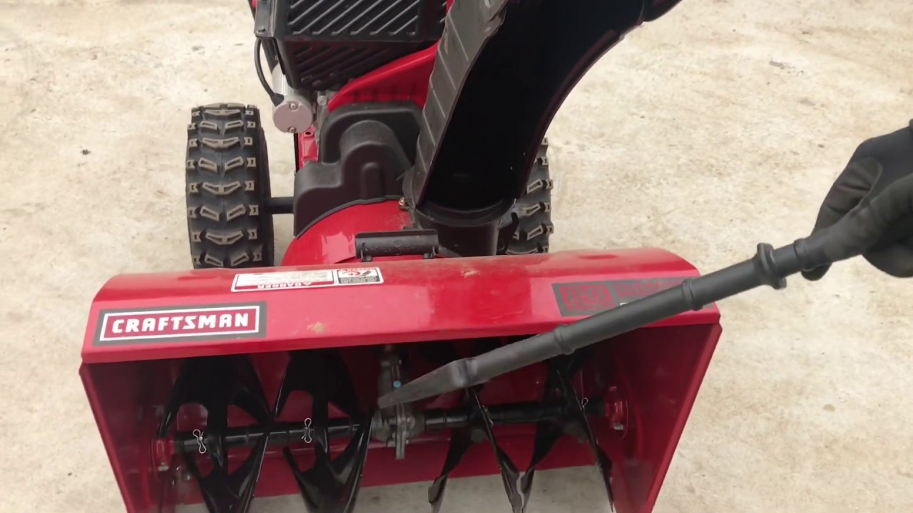 How to operate a craftsman 26&rdquo; snow thrower
