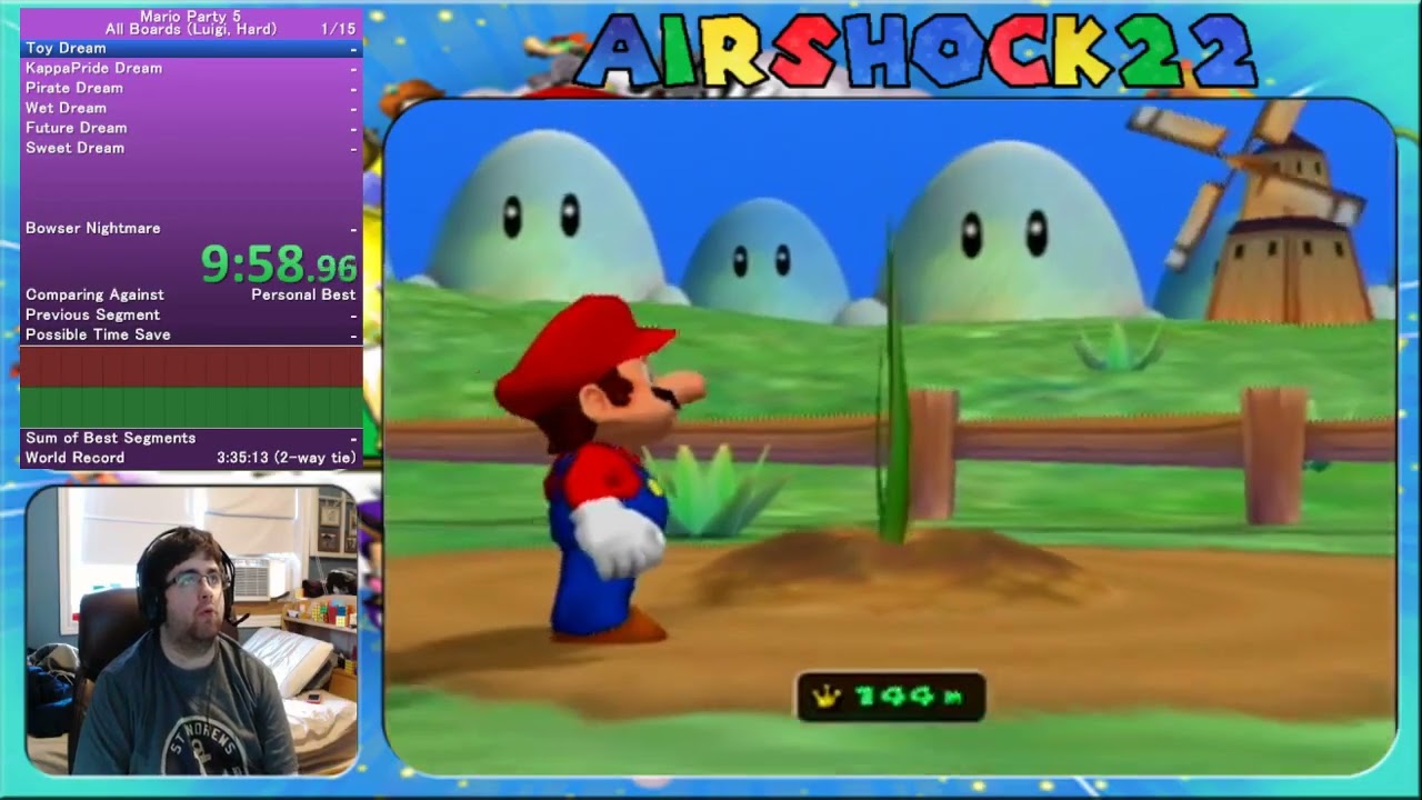 Mario Party 5 - All Boards Hard 3:24:05