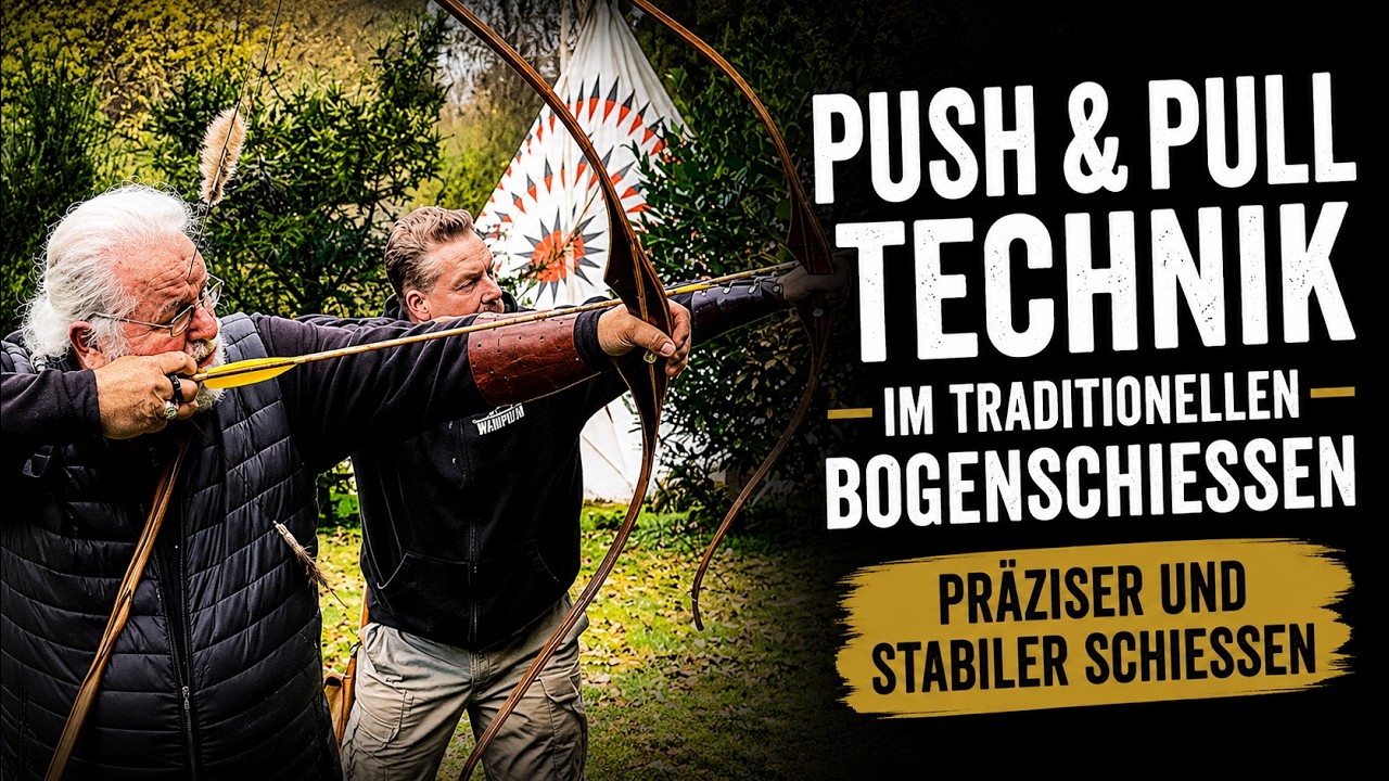 Push & Pull Technik im Traditionellen Bogenschießen – Präziser und Stabiler Schießen