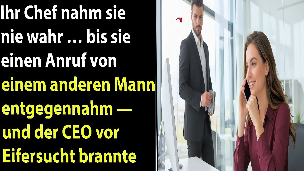 Ihr Chef beachtete sie nie – bis ein fremder Anruf ihn vor Eifersucht fast zerstörte