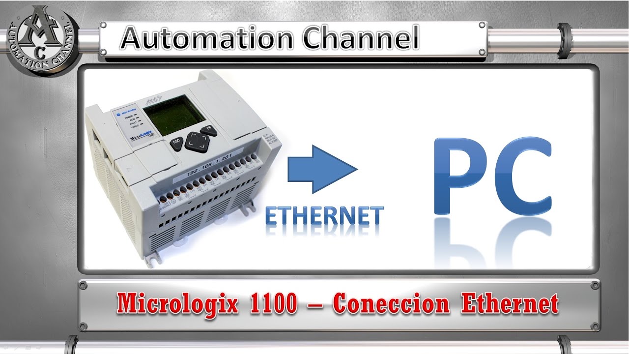 Coneccion Ethernet a un Micrologix 1100
