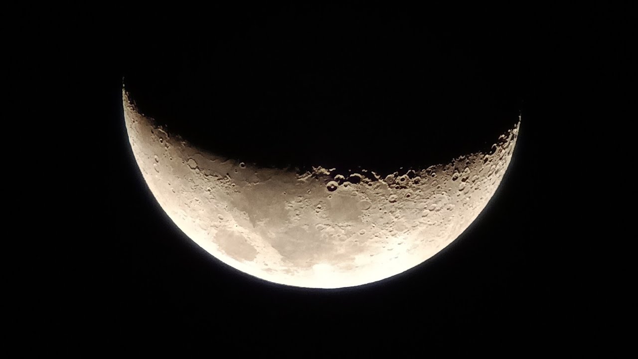 Live Moon through my telescope from Pakistan 🇵🇰👽