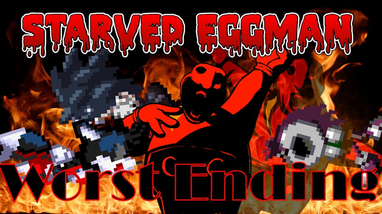 Starved Eggman. Sprite Animation. Worst Ending.
