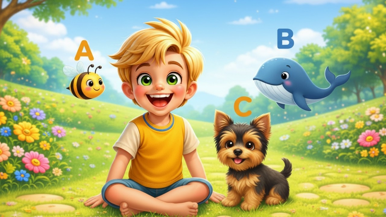 Aprenda o ABC Cantando 🐾 | Música Infantil com Bichinhos