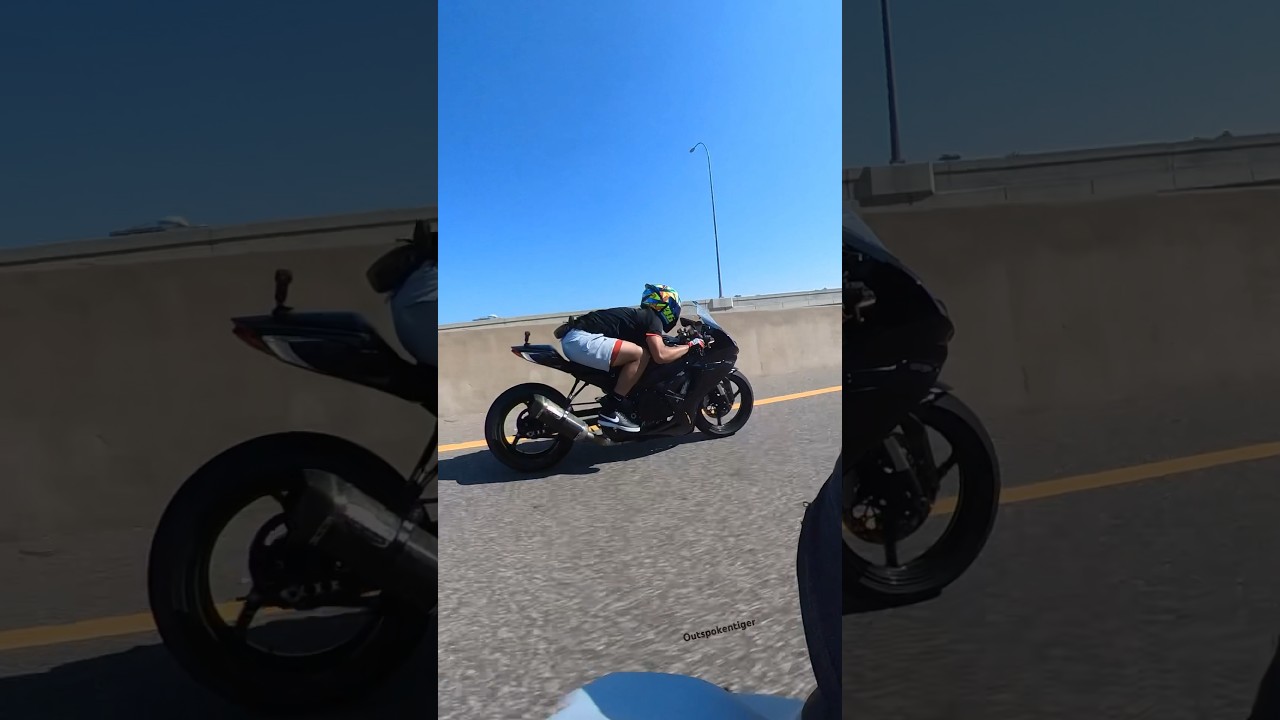 Suzuki GSXR 750 vs Kawasaki ZX6R (636)  