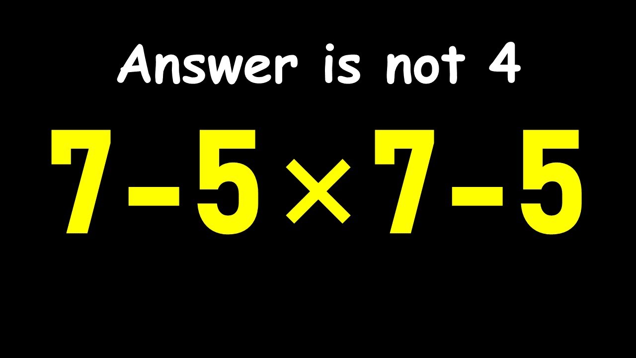 This Simple Math Mistake Fools Everyone!