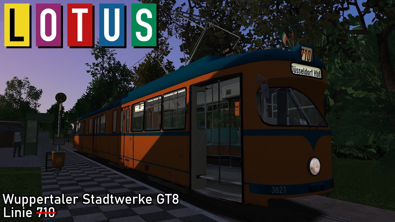 GT8 der Wuppertaler Stadtwerke AG auf der 710 | Let's Play LOTUS Düsseldorf 1981 #15