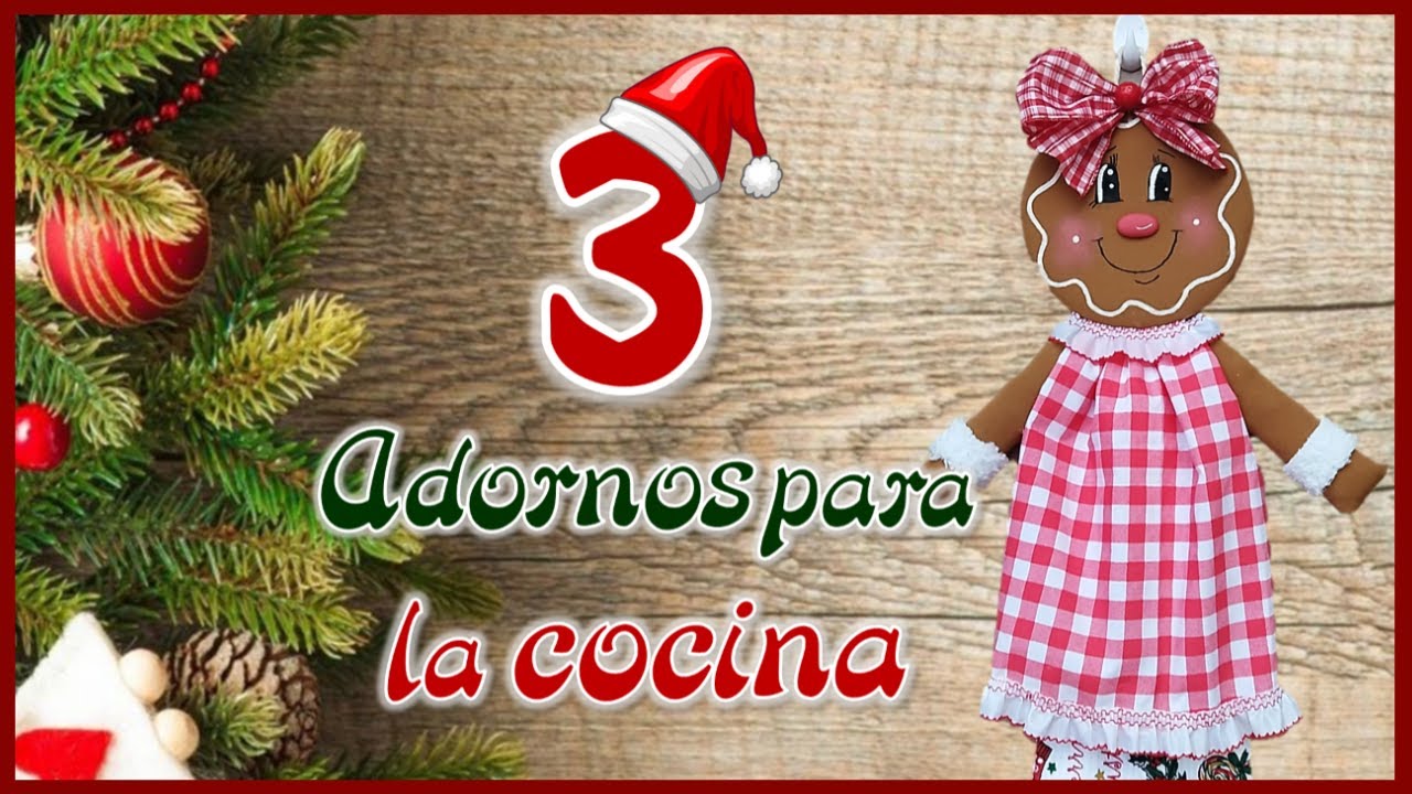 3 IDEAS ÚTILES PARA DECORAR LA COCINA EN ESTA NAVIDAD - Christmas crafts for the kitchen - DIY