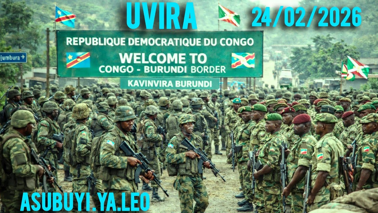 24/02/2026  Mpaka wa Kavinvira – Burundi Wafunguliwa Asubuhi | Walikale & Rubaya Moto SANGE 🇨🇩⚠️