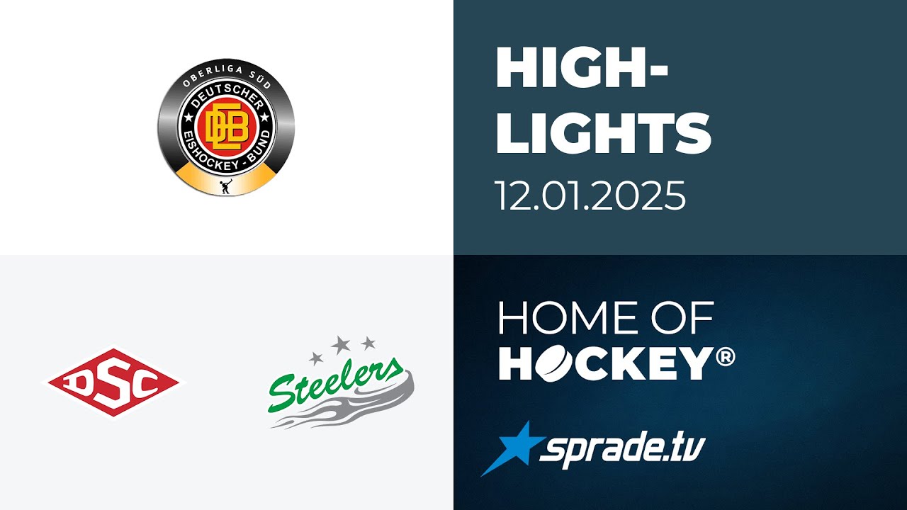 12.01.2025 - Highlights - Deggendorfer SC vs. Bietigheim Steelers