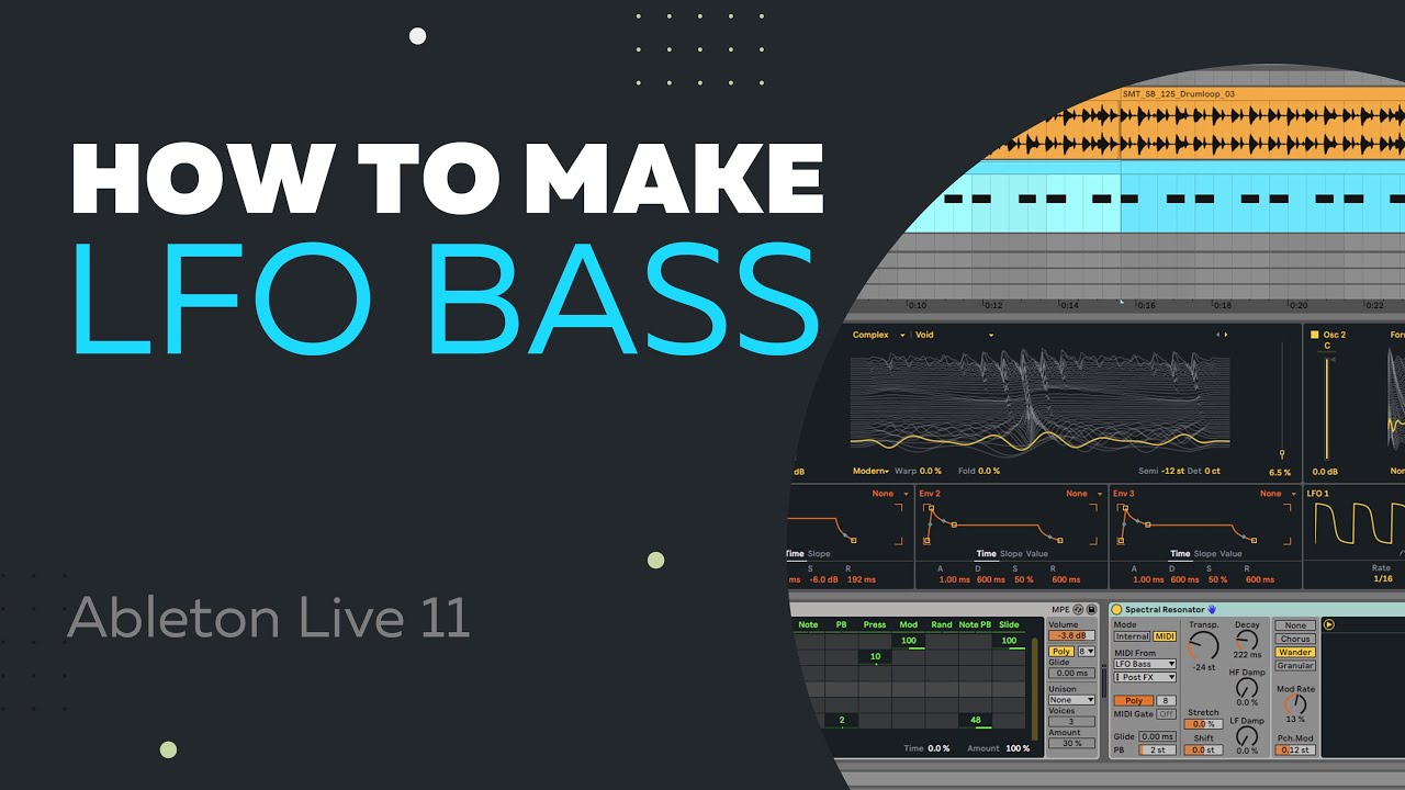 How to make LFO Bass. Ableton Live Sketch 48
