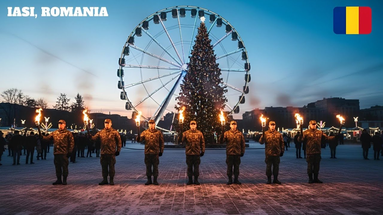 Iasi's Magical Christmas Lights 2025 🇷🇴 Downtown Walking Tour