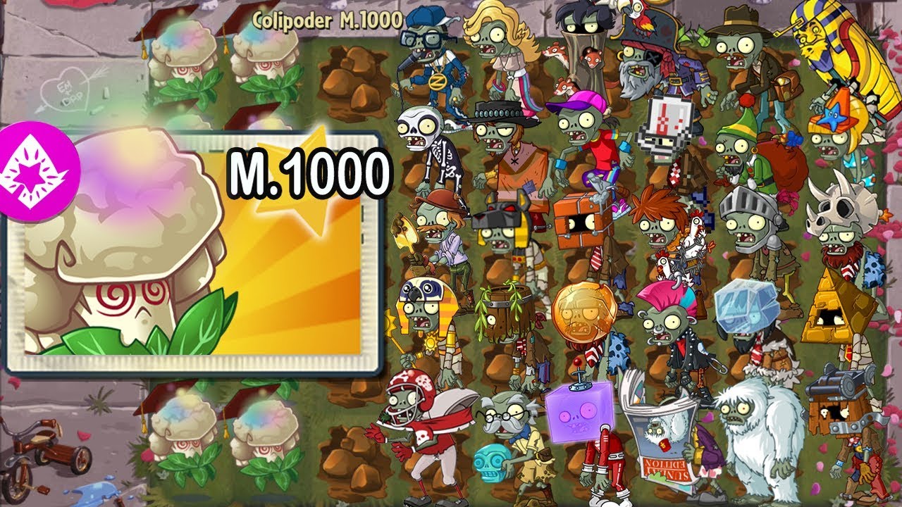 Plants vs Zombies 2 - Alv Super Colipoder Level 1000