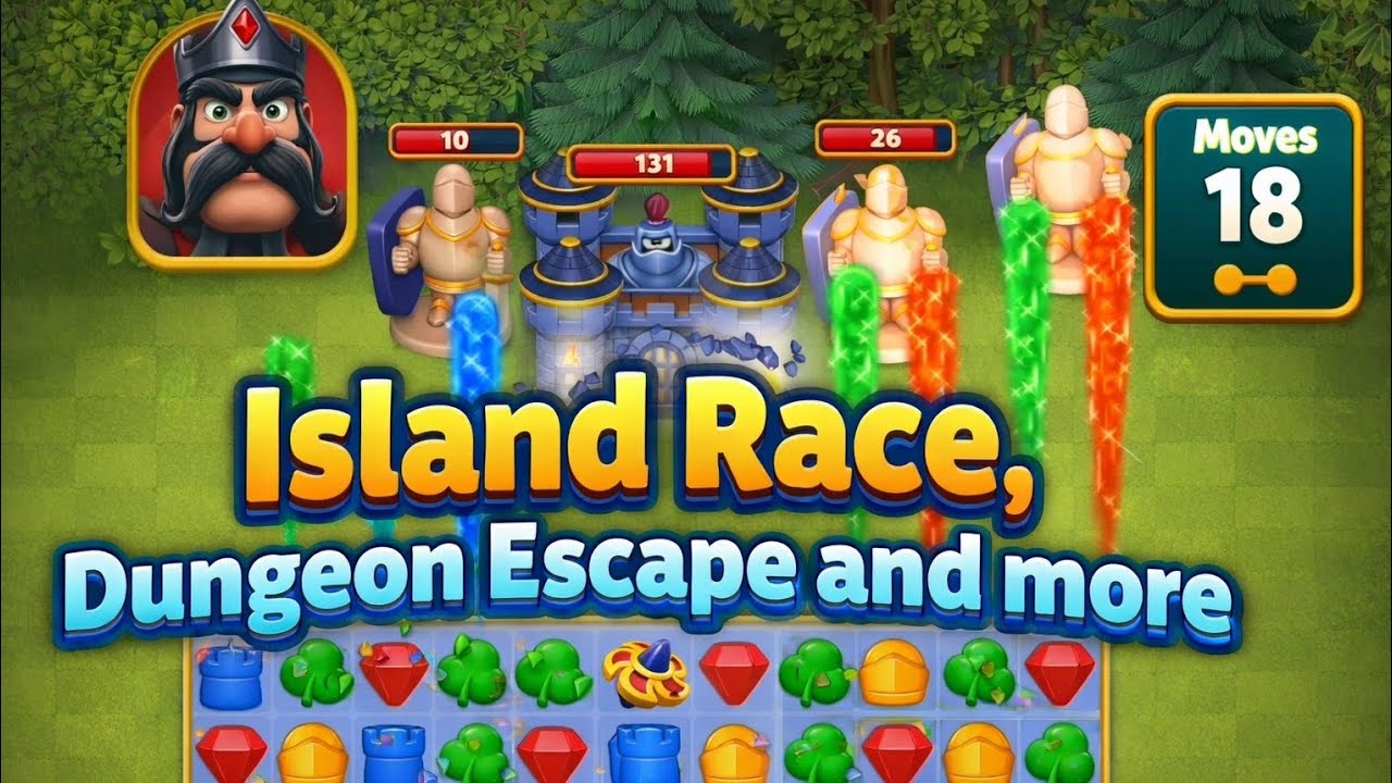 Royal Kingdom Events: Island Race, Power Rush, Dungeon Escape