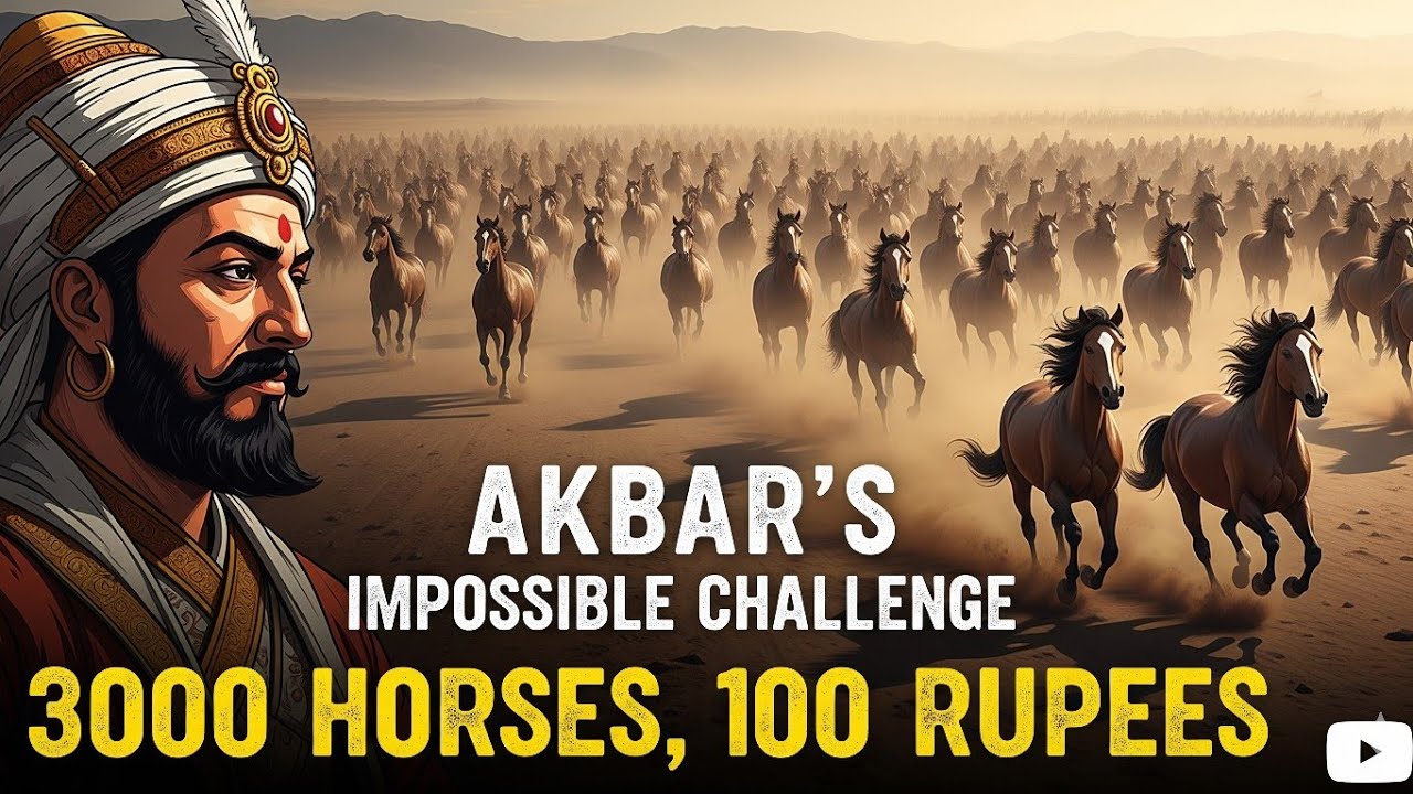 100 रुपए ने 3000 घोड़े खरीद कर दिखाओ अकबर की असंभव चुनौती l Akbar Birbal kahani l new Hindi story
