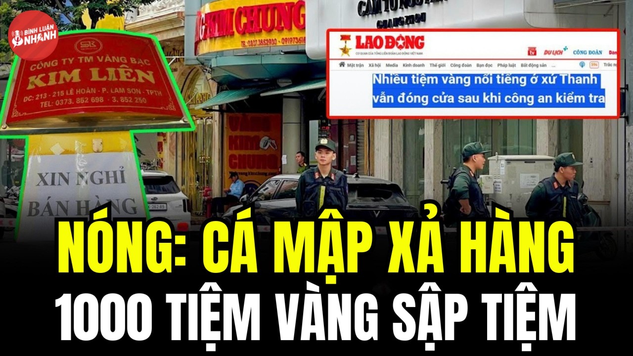 1.000 TIỆM VÀNG SẬP TIỆM GIỮA LÚC ĐỈNH 5.000 USD! AI THỰC SỰ HƯỞNG LỢI?