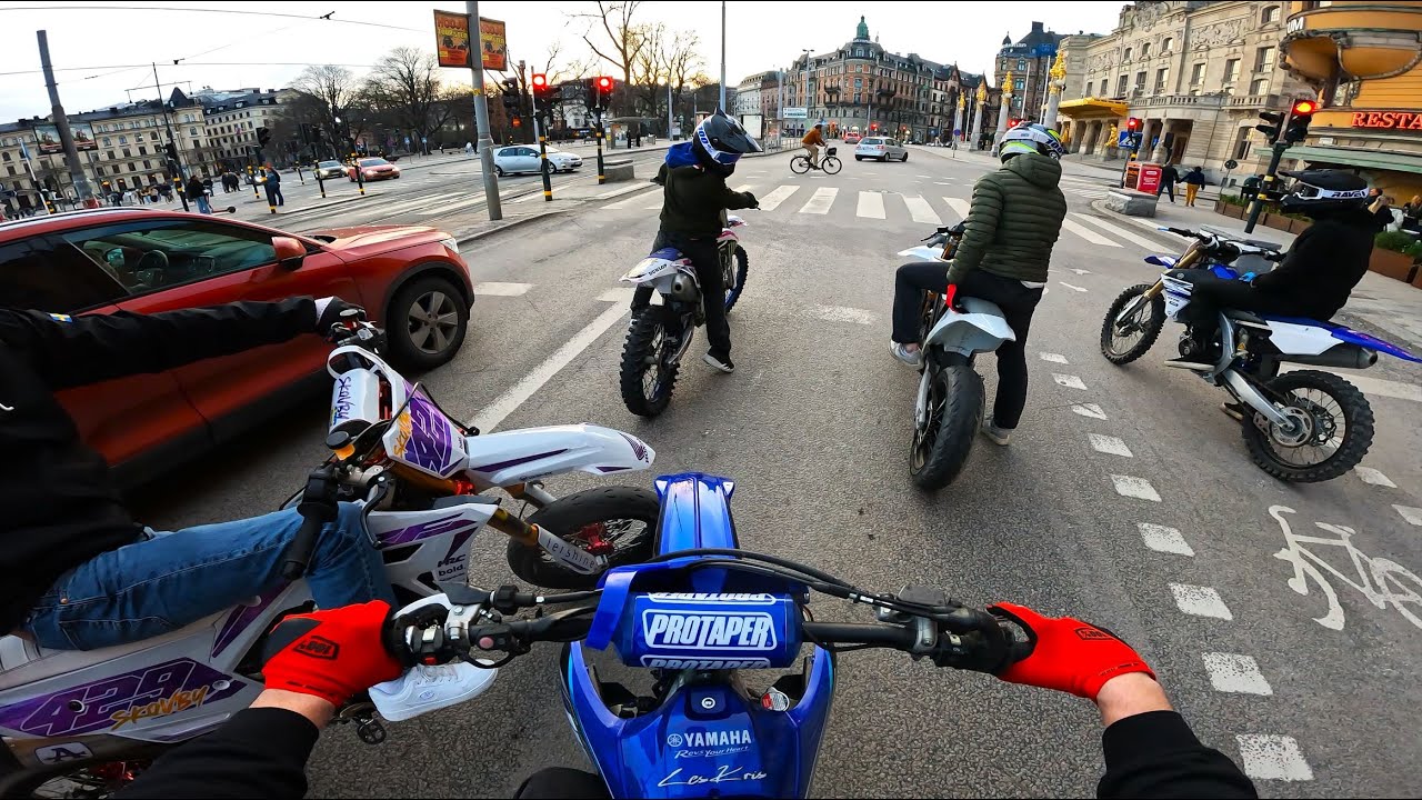 SHREDDING IN THE CITY WITH FRIENDS! (POLICE, SUPERMOTO & BIKELIFE)