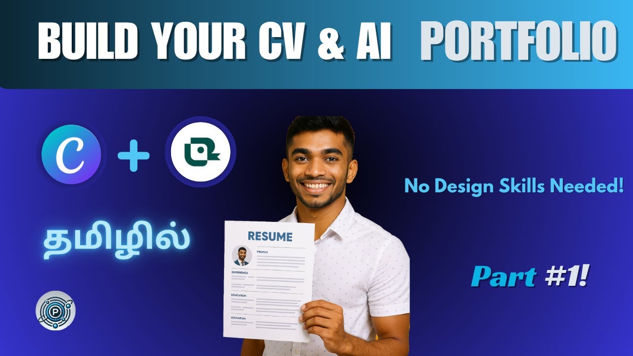 The Easiest Way to Make a CV for FREE | Teal + Canva Tutorial | Tamil